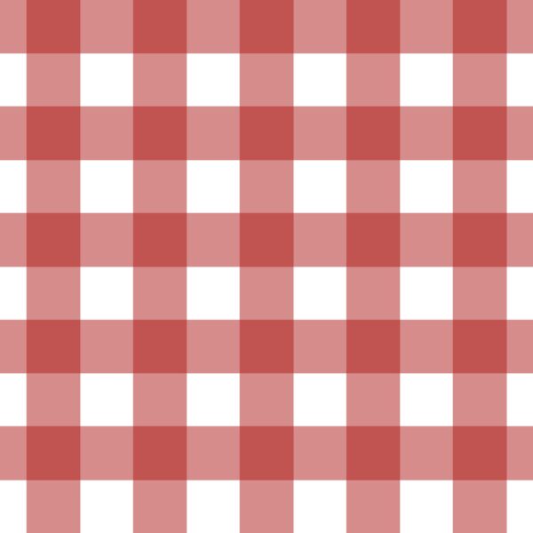 Gingham Red