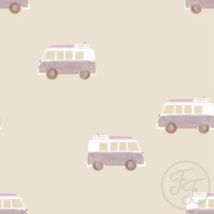 Camper Van Big Purple Beige