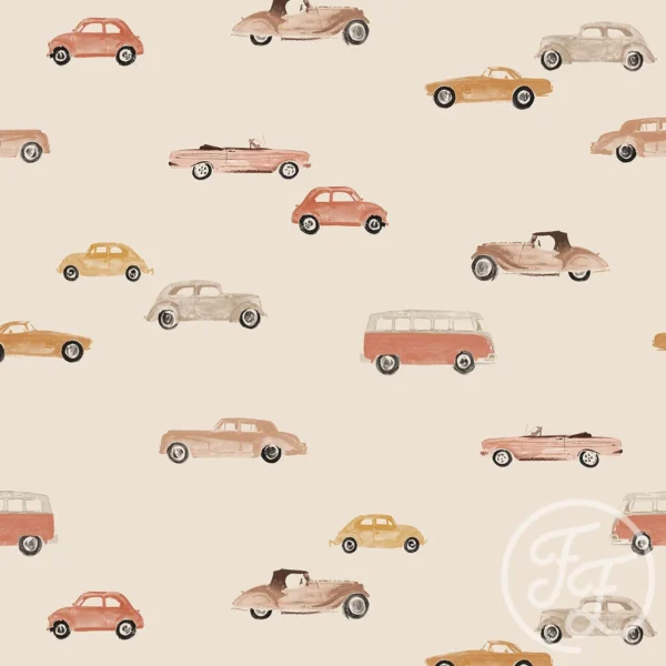 Vintage Cars Red Sand