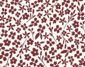 Little Lady Cream Burgundy