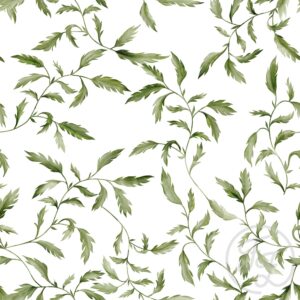 Trailing Leaves in Light Green