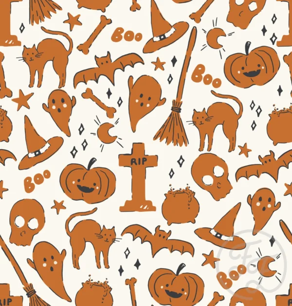Spooky Mix Plain Marmalade Orange