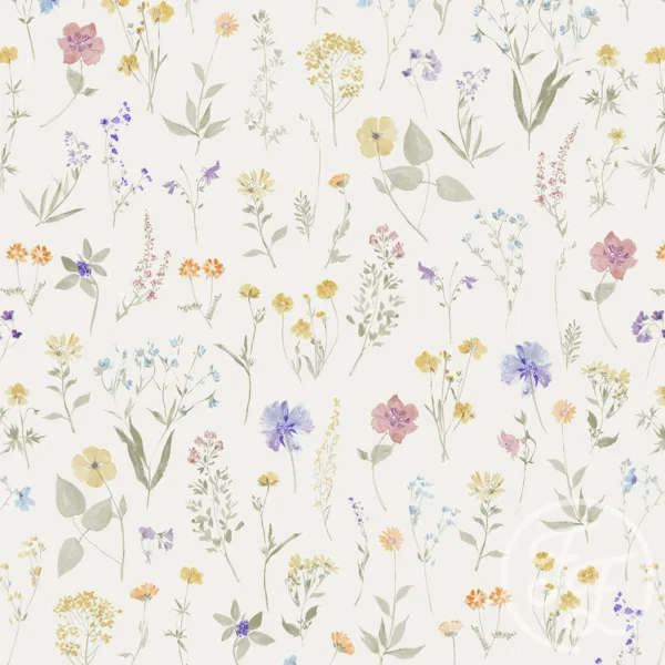 Wild Flowers Off White