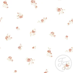 Ditzy Rose Off White