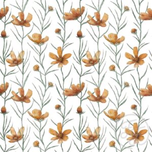 Orange Dancing Flowers