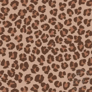 Leopard Spots Brown Medium