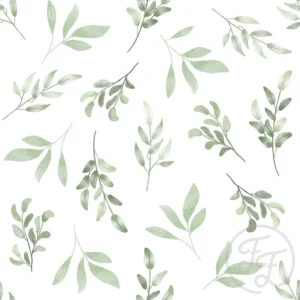 Tossed Leaves Green