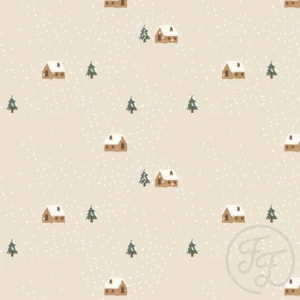 House in the Snow Dot Beige