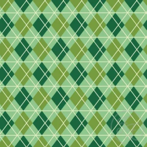 St Patrick day green diamonds in Tan Green