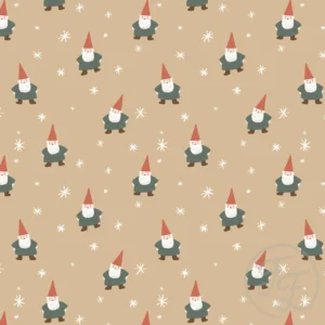 Christmas Gnome and Stars Small Toffee