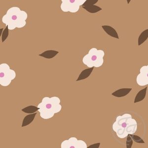 Little Flowers Taupe