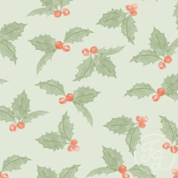 Christmas Holly Green