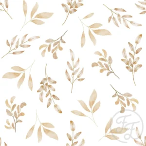 Tossed Leaves Beige