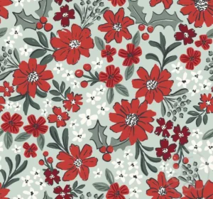 Xmas Floral Grace Light Green