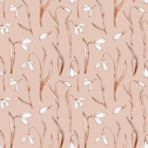 Snowdrops Garden Claypink