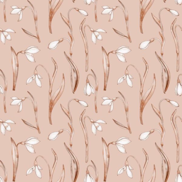 Snowdrops Garden Claypink