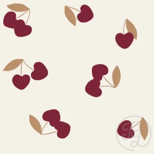 Cherries Red Beige Small