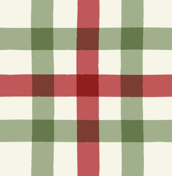 Christmas Check Red and Green