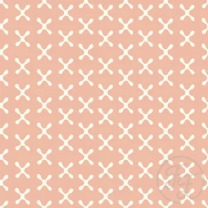 Crossed Tridents in Rose Bud