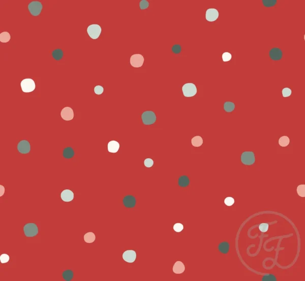 Snow Dot Red
