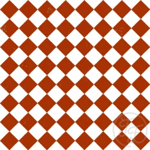 Checkerboard Red White