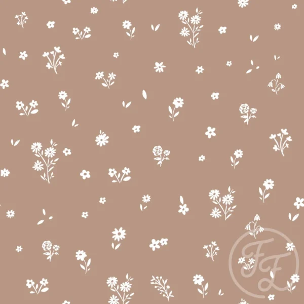 Marie Flowers Light Brown