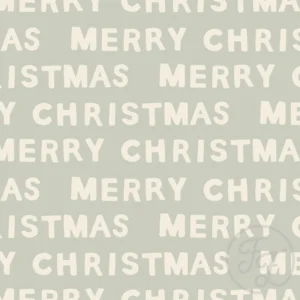 Merry Christmas Green