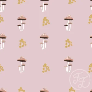 Mushrooms & Leafs Pink