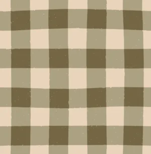 Autumn Gingham in Brown Medium