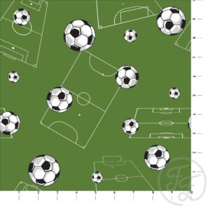 Let's Play Football in Olive Green
