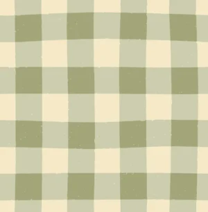 Autumn Gingham Green Large