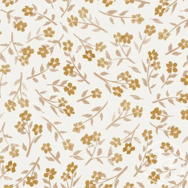Tiny Floral Gold