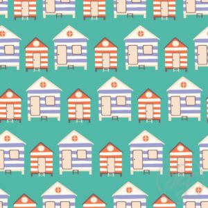 Beach House in Fountain Blue