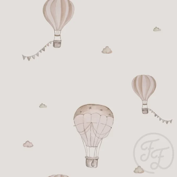 Hot Air Balloon Grey
