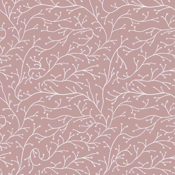 White Branches Old Pink