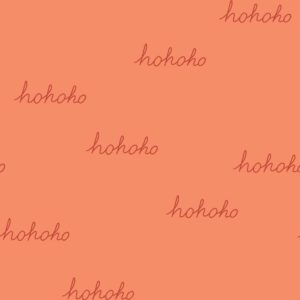 Hohoho Santa is Here in Soft Red