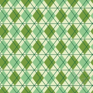 St Patrick day green diamonds in Mint Julep