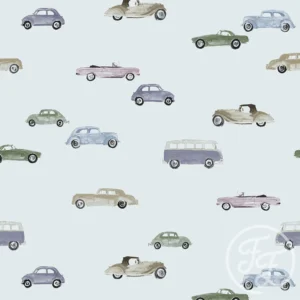 Vintage Cars Blue Blue