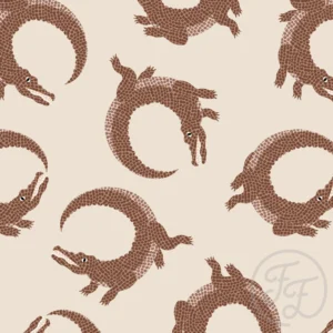 Crocodile Dots Brown