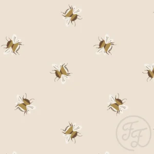 Buzzing Bees Ecru