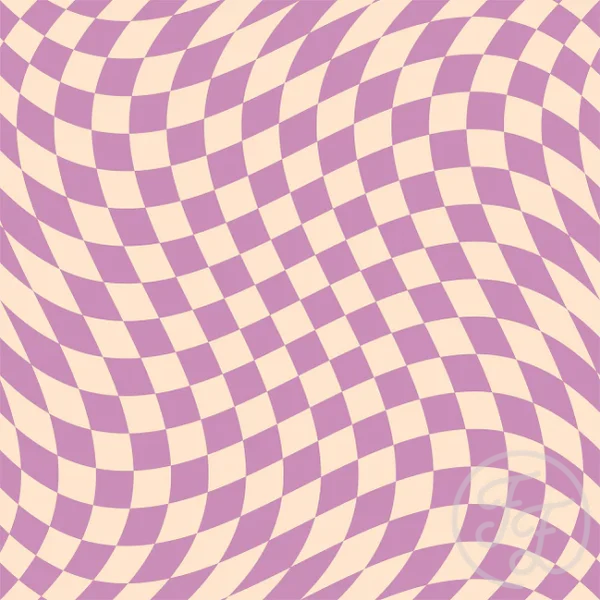 Wavy Checker Purple