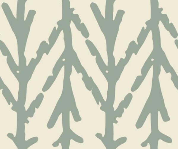 Abstract Trees Muted Green