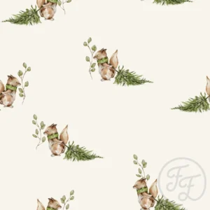 Squirrel with trees Offwhite