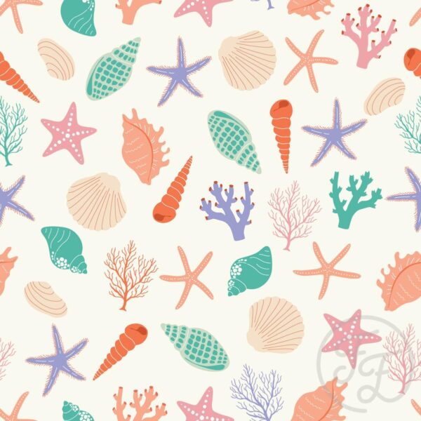 Seashells in Vista White