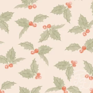Christmas Holly Pink