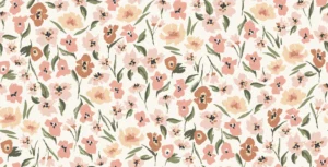 Painted Meadow Cream Pink