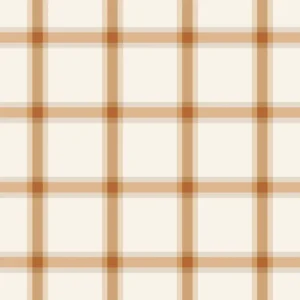 Autumn Tartan Plaid Ecru