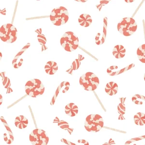 Christmas Candy Off White