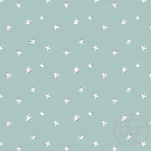 Leaves on Turquoise