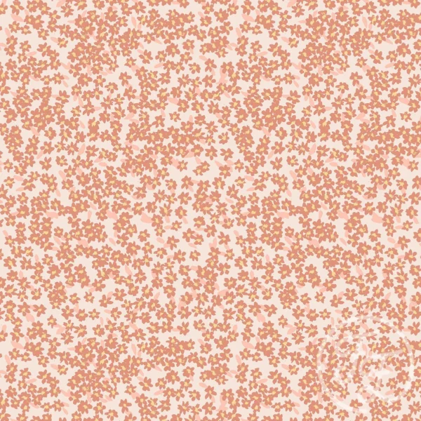 Flower Field Peach
